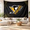 Pittsburgh Penguins Wall Tapestry, Soft Fabric Wall Hanging, Decorative Backdrop For Bedroom Home Wall Art