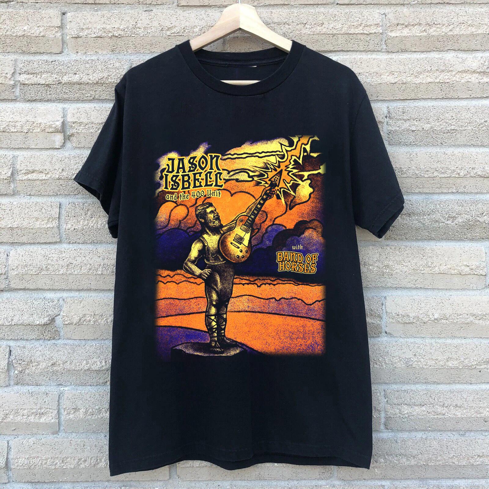 New Jason Isbell And The 400 Unit Band Rock Music Black S to 5XL Shirt SN583 Unisex T-Shirt L