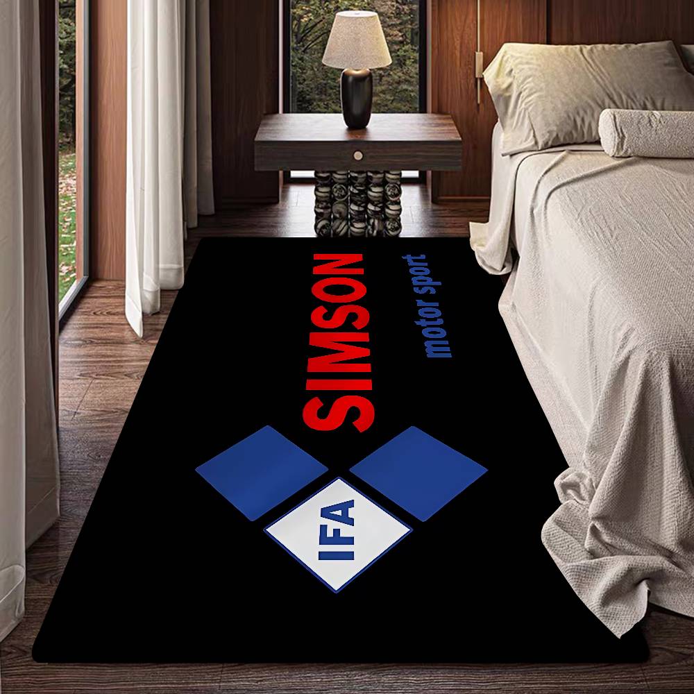 

S-SimsonS LOGO Bath Mat Kids Room Bedroom Decoration Balcony Anti-Slip Doormat Living Room Alfombra 50x80cm