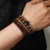 iF ME 20 Piece Retro Bohemian Style Men's Handmade Bead Bracelet Set, A Fashionable Gift for Friends, Sons, and Grandsons
