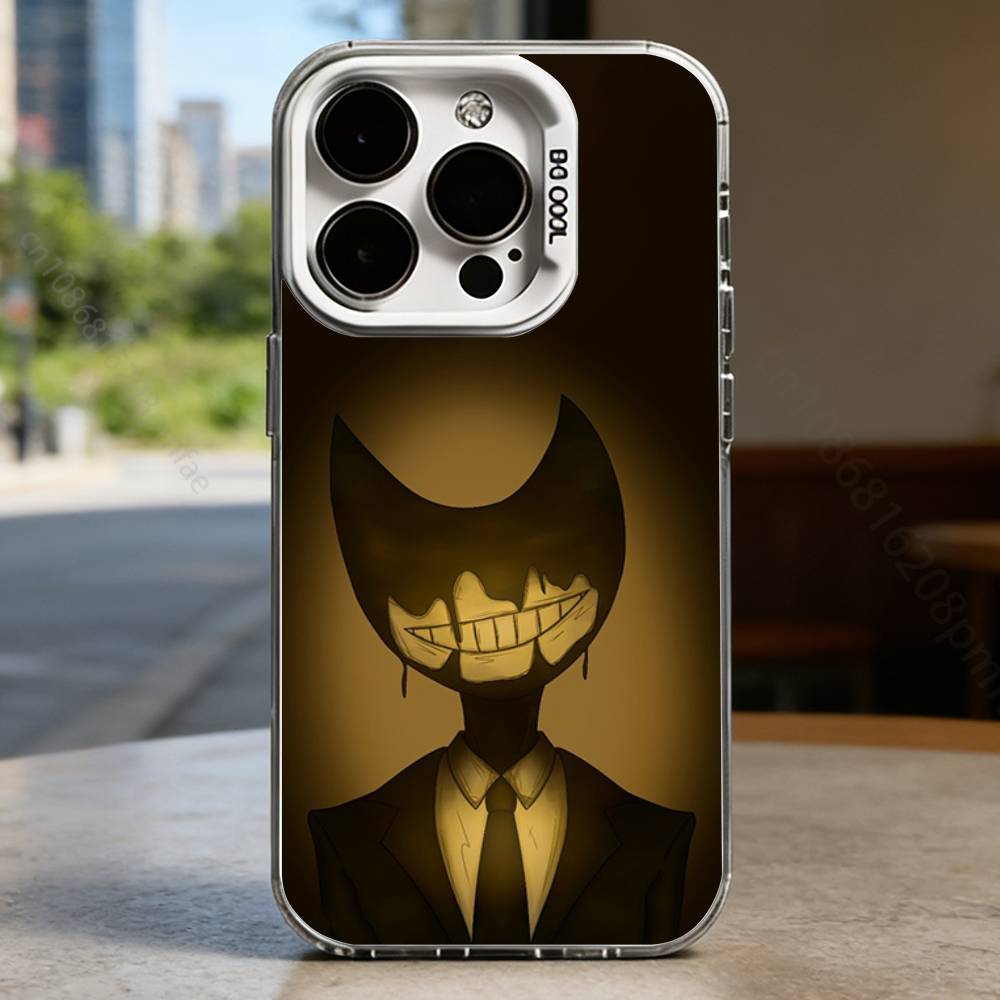 

Machine B-Bendy and the Ink Hard Phone Case for IPhone 17 16 15 14 13 12 11 Pro Max Plus16E X XR XS Max shockproof Full Cover iPhoneX