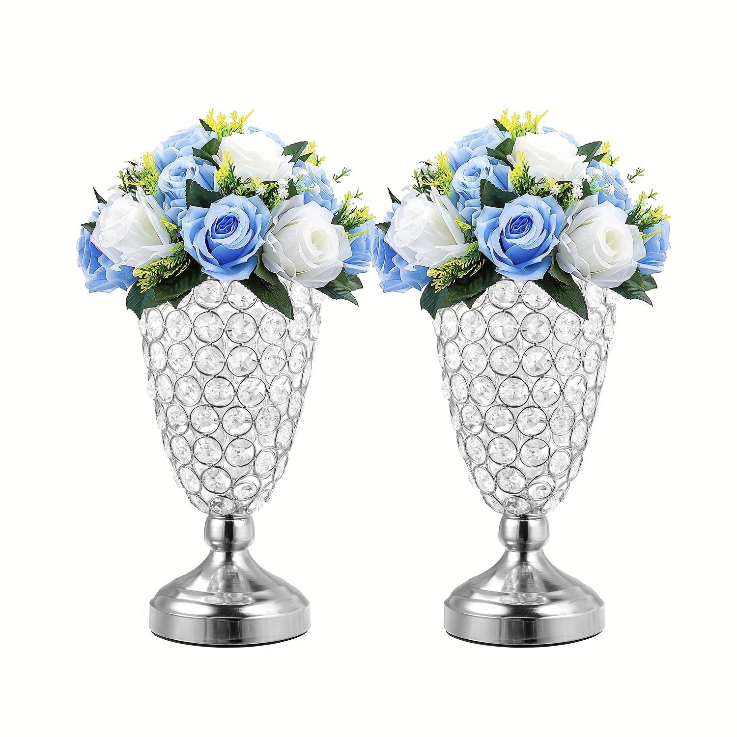 

Подставка для цветов из 2 кристаллов, украшение для центра вечеринки, украшение для дома, украшение на Рождество и Хэллоуин