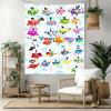 Numberblocks Custom Your Name Wall Decor Tapestry Art For Pet Memorial Birthdaywedding Party Backdrop Family Gift