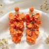Orecchini a Clip Stile Etnico Design Colorato Orecchini Senza Foratura Orecchini a Fiore Per Donna Regalo