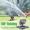 Adjustable Irrigation Lawn Sprinkler Automatic Swing Oscillating Sprinkler  Park Irrigation