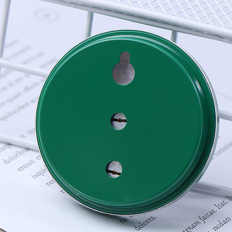 2 In 1 Aluminum Alloy Thermometer Hygrometer Wall-Mounted Thermometer For Home Office Temperature Humidity Meter