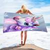 1pcUnicorn Pattern Beach Towel,Suitable for Seaside Beach,Swimming Pool,Bathroom,Camping Travel,Yoga Fitness Multi-purpose Beach