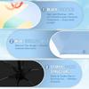 ZOMAKE Folding Ultra UV Light Heat UV Rain or Includes Waterproof Case Umbrella, Lightweight, Compact, Small, UPF50+ Protection, Blocking, Blocking,