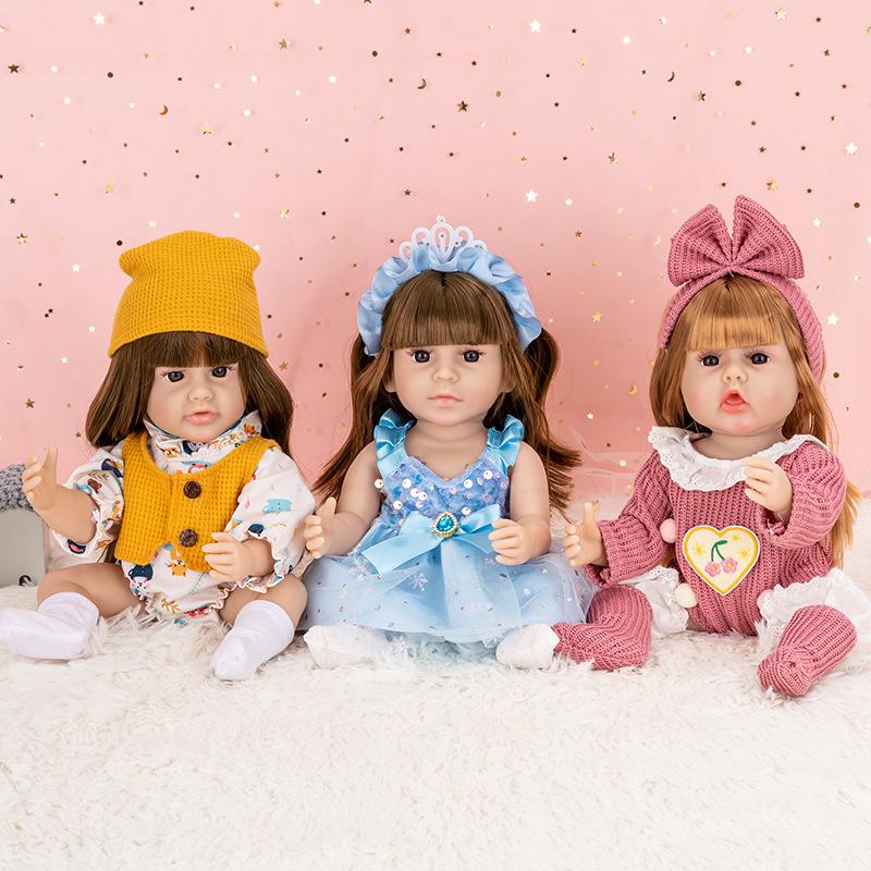 30cm Reborn Doll Simulation Comfort Baby Doll Vinyl Soft Rubber Doll