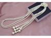 Double-Layer Pearl Tassel Necklace - Versatile Autumn/Winter Sweater Chain for Women