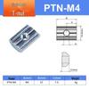 Aluminiumprofil-Verbindungsblock L-Block M4/M5 Einzel-/Doppelbohrungs-Mutter für Roboterarm-Zubehör (PEP2525, 1818)