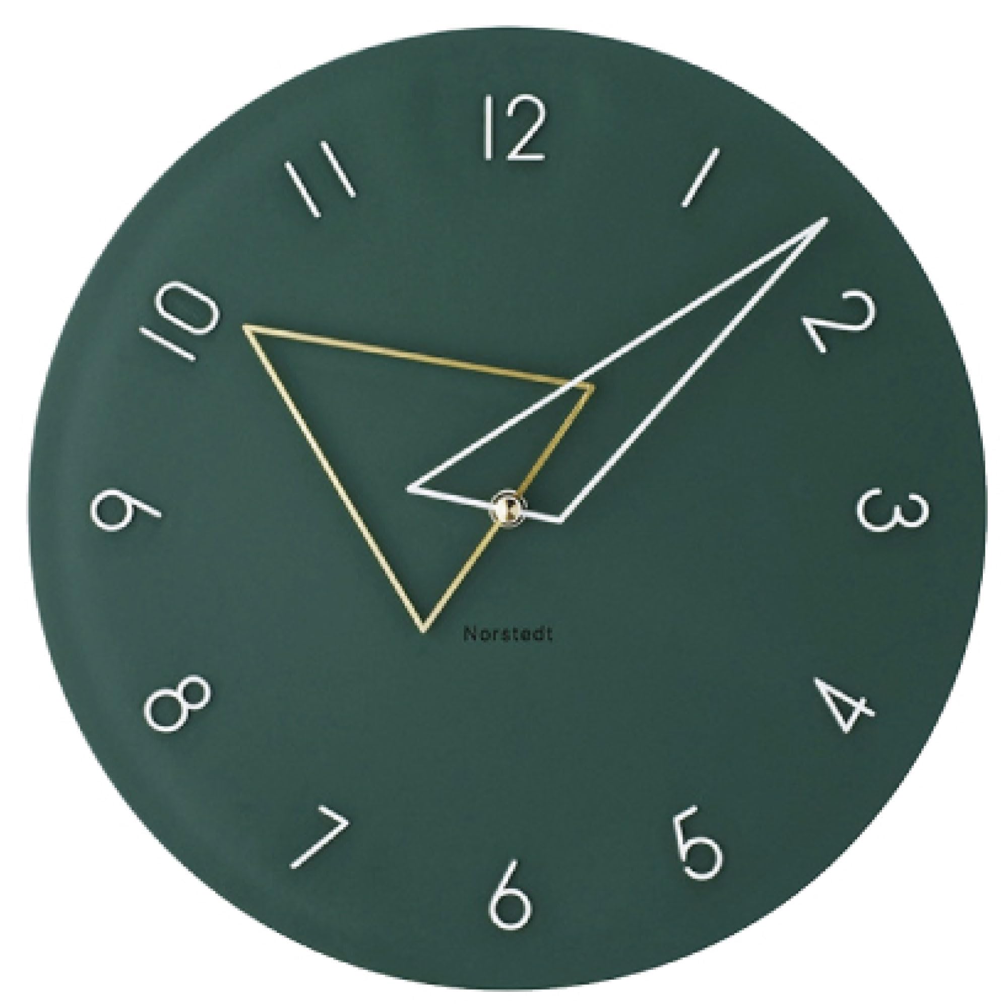 Interform Wall Clock Cormio Green Gold White Sweep Movement CL-4342GN зелёный
