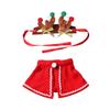 Christmas Pet Antlers Cape Set Cats and Dogs Holiday Dress Up Antlers Headband Cape Pet Dress Up