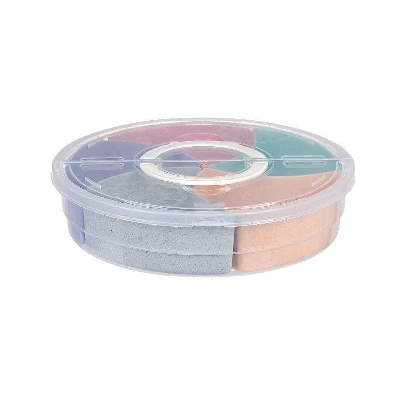 Serving Tray Candy and Nut Serving Container, Appetizer Tray with Lid,Multi Sectional Nuts and Candy Snack Serving Tray with Lid