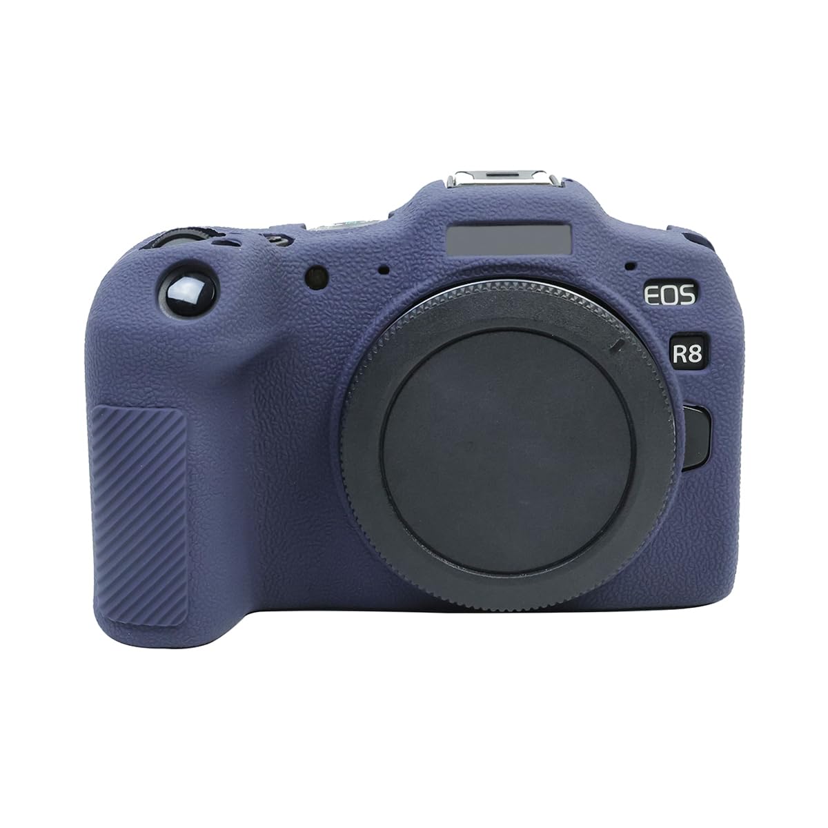 

SIUTATDSH Silicone Camera Cover for Canon EOS R8 Silicone Cover Camera Case Photography Case Liner Case Camera Tripod Battery Replacement Holder, синій