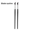 2pcs Eye Shadow Brush Ultra Thin Sickle Diagonal Makeup Brush Horizontal Silkworm Brush Eyebrow Brush