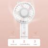 Portable Handheld Fan Small Cooling Fan USB Rechargeable Eyelash Eyelash Mute Cooler Handheld Fan Mini USB Rechargeable Desk