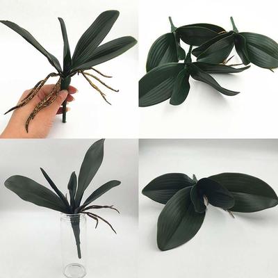 Sztuczna Motylkowa Orchidea Jedwabny Liść Sztuczne Kwiaty Wystrój Domu Wesela Imprezy ADM