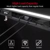 For Tesla Cybertruck 2024 Car Equipment 4 Hooks 2 D-rings 1 Opener Black Aluminum Rear Bucket Pull Ring Track Accessories Set