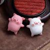 Purple Clay Tea Pet Pig Piggy Figurine Mini Pig Ornament Attract Wealth Feng Shui Sculpture Home & Office Decoration Collection