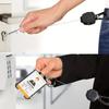 Heavy Duty ID Card Holder Wire Rope Bus Card Cover Retractable Badge Reel  Work Card