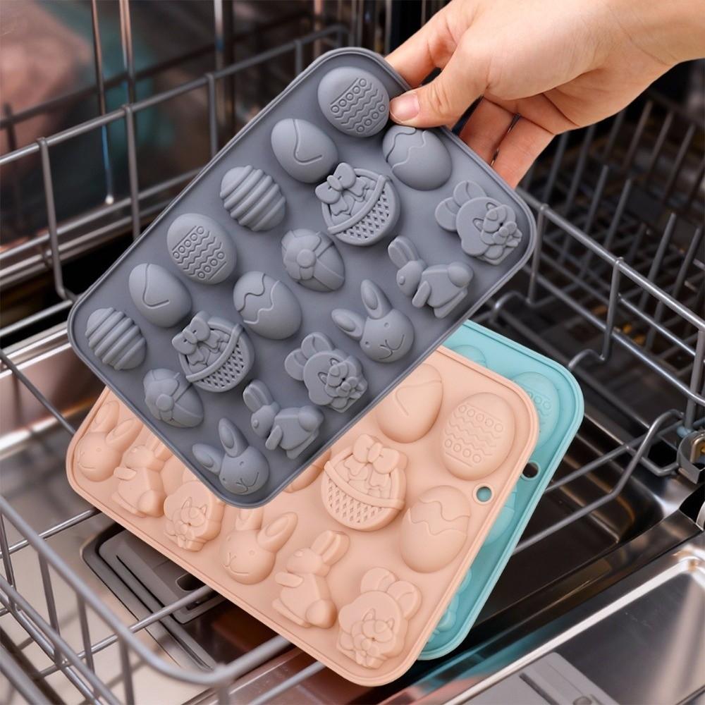 Multifunctional Easter Silicone Mold Non-stick Baking Mould Chocolate Cookie Mold  Kitchen
