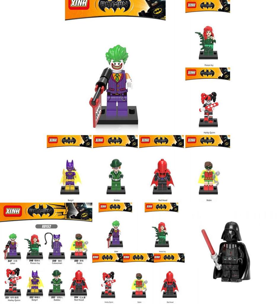Mini Figure di Batman Carina Per Costruire e Giocare Divertendo con i Bambini