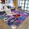 KPop Demon Hunters Pattern Rug, Indoor/Outdoor Mat, for Picnic, Gameroom, Bedroom, Office, Living Room, Home Decor Carpet, Birthday Gift
