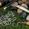 FishTrip Inline Single Hooks 25pcs Replacement Hook Lures Hook Wide Gap for Treble Replacement
