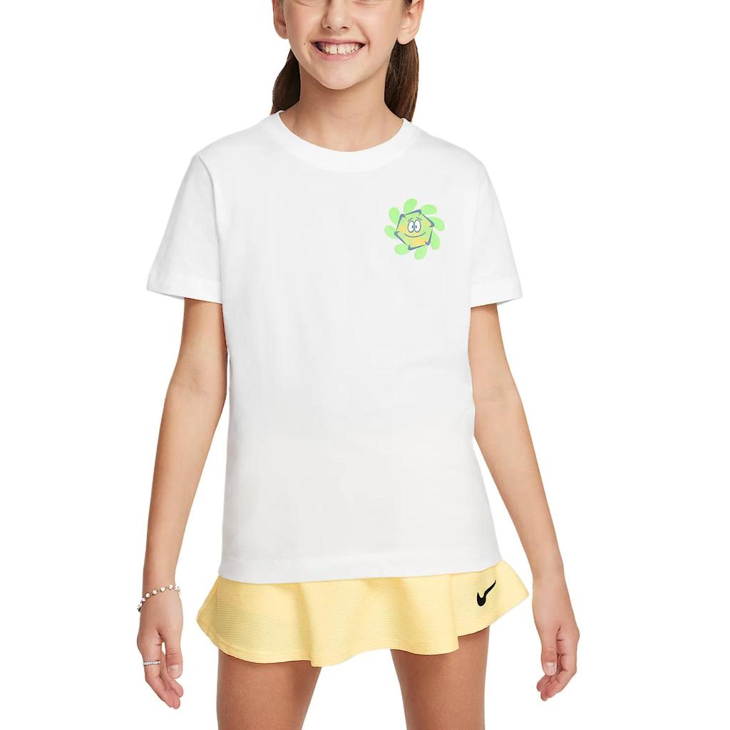 New Nike Sportswear T Shirt SS25 White Kids' HQ3234-100