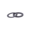 100 Pcs Fittings Hinge Rings Parts Plastic Replacement Suitable For Interior Doors Washer High Hardness Wear Resistant