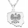 Silver Necklace Poland Emblem Patriotic Eagle Little Eagle 925 Silver