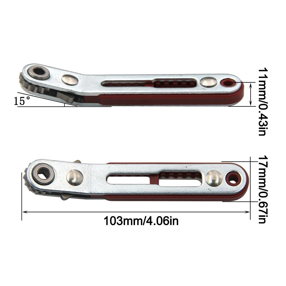 Alloy Steel Ratchet Wrench Multifunctional Cross Screwdriver Durable Bidirectional Screwdriver
