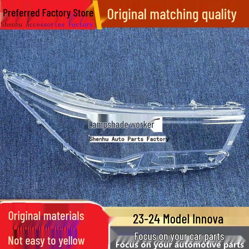 

Toyota Innova 2023-2024 Headlight Transparent Cover and Face Shield Driver s Side Normal without Glue
