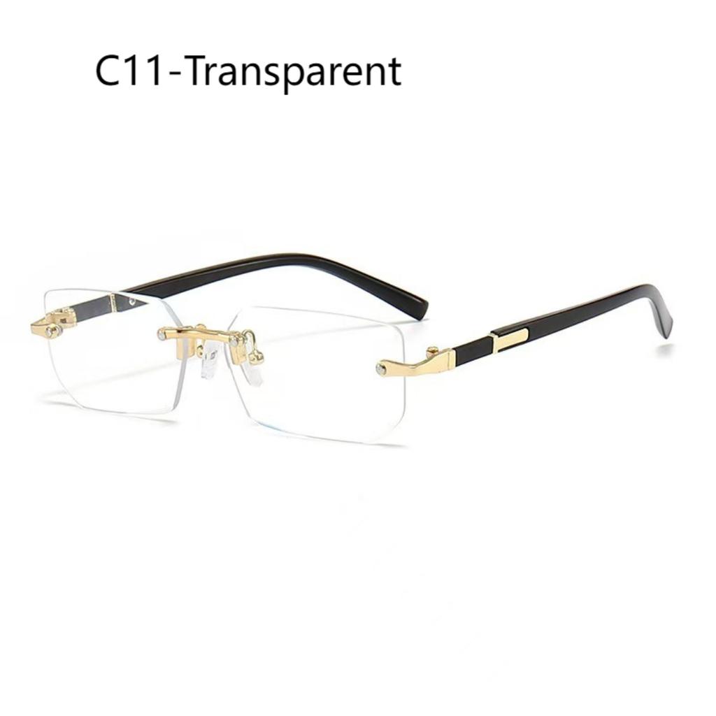 New Frameless Fashion Sunglasses Trend Rimless Cut Edge Shades Versatile Sun Glasses For Men Women
