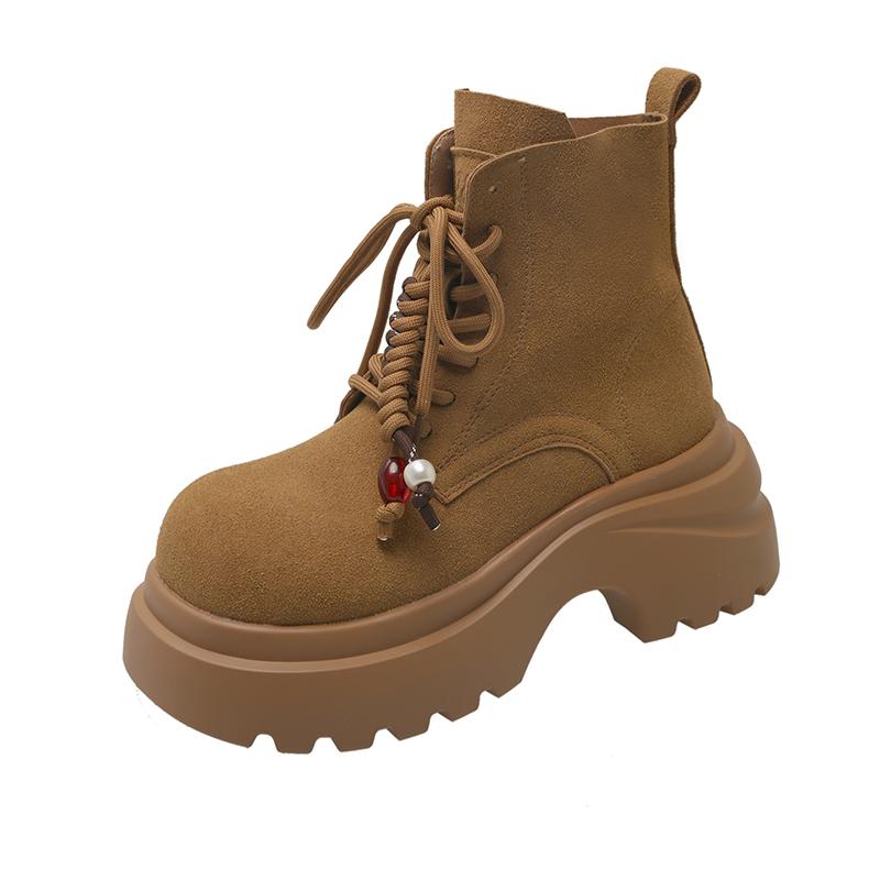 Fashion Fashionable and Versatile Flats Platform Women Ankle Boots Shoes Woman Winter 2025 Fashion Running Walking Comfort Boots