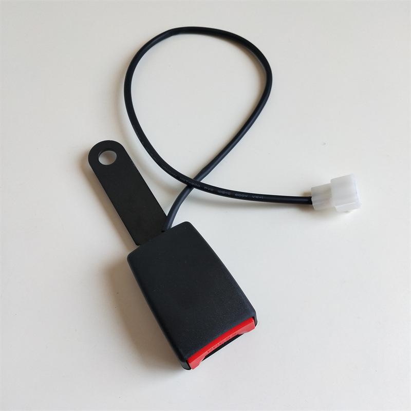 Car Seat Belt Socket with Alarm Wire for Safety Belt Buckle, Truck, and Forklift 