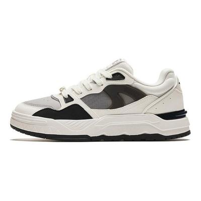 Lightweight Slip-Resistant Durable Low-Top Skate Shoes Men Sneakers White Black 112428054-4
