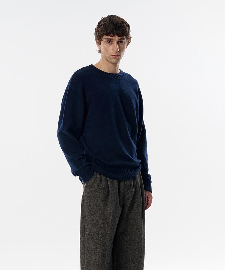 TAILDERN Auden Crew Neck Sweater Navy