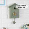 Asdays Cuckoo Clock, Wall Clock, 2-Way, Cute Pendulum Clock, Analog Table Clock, Rhythm (Sky Blue)