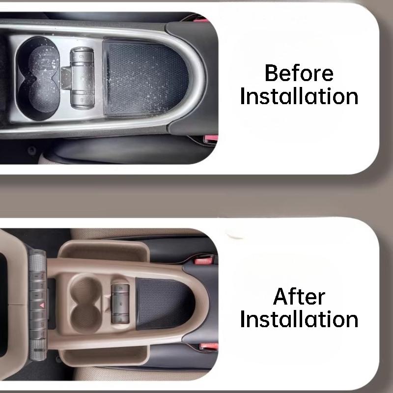 For BYD Dolphin 21-25 Center Console Gear Shift Silicone Pad Scratch-resistant Protective Cover Interior Accessories