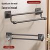 Mengting Space Aluminum Wall-Mounted Towel Rack