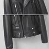 Women's Slim Fit Vegetable-Tanned Leather Motorcycle Jacket - Spring/Autumn 2024