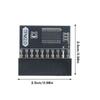 TPM 2.0 Security Module, LPC 20-Pin Encrypted Board Card for ASUS Gigabyte Motherboard, Compatible with Windows 11