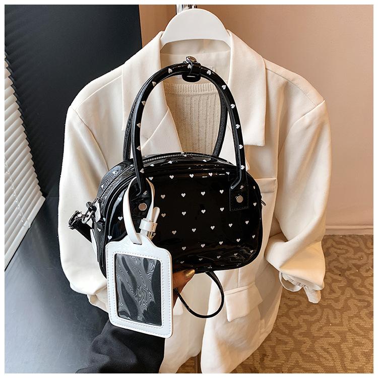 

Premium bag women s new summer versatile messenger bag casual portable bowling bag чорний