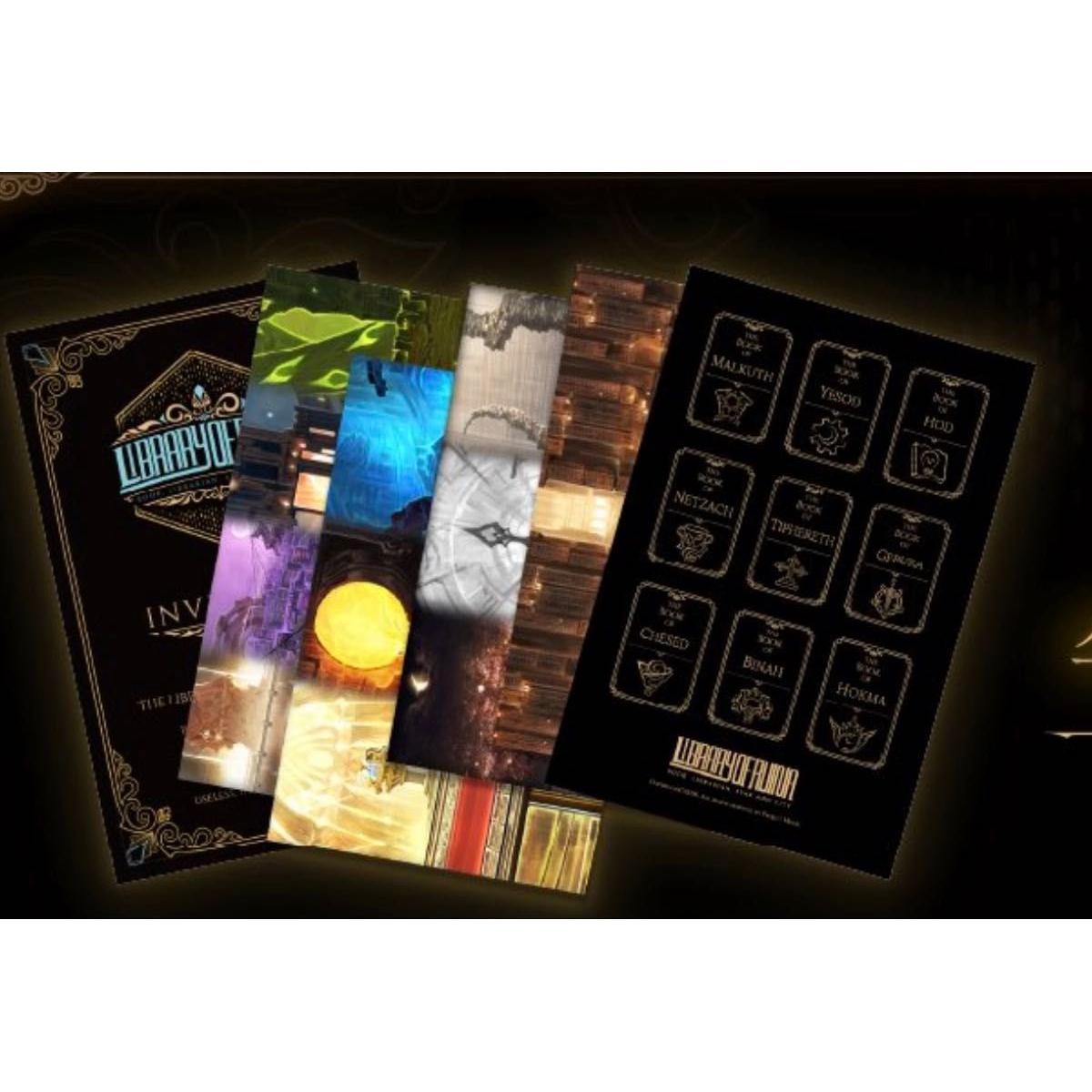 Used Library of Ruina Invitation + Sticker + 4 Postcards