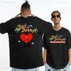 Bad Bunny UN VERANO SIN TI Cotton Graphics T Shirt Camise Adult Hip Hop TShirts Music Album Double Sided Printed Short Sleeve