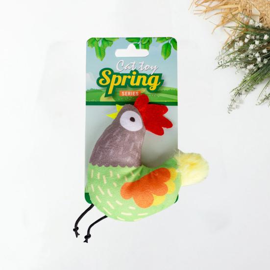 Plush Toy Enhance Bonding Reduce Furniture Damage Durable Bite-resistant Toy for Kittens