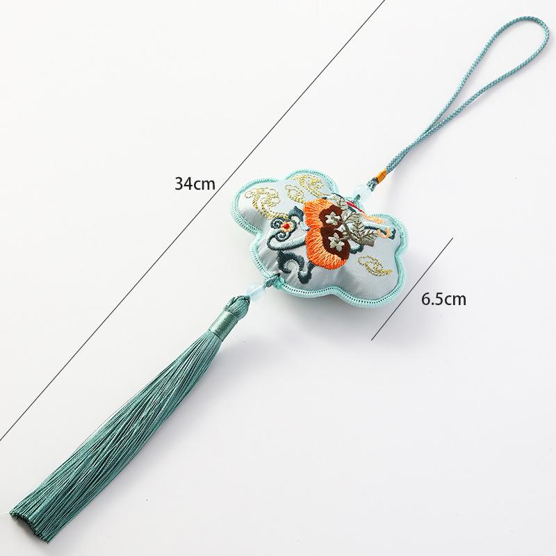 2026 Chinese New Year Metal Bell Pendant Wind Chime - Peace Blessing Ornament