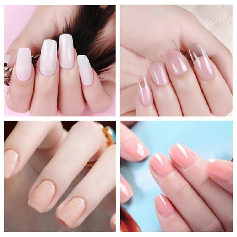 Nail Extension Kit Nail Art Tools Starter Set With 15ml Poly Nail Gel UV Lamp